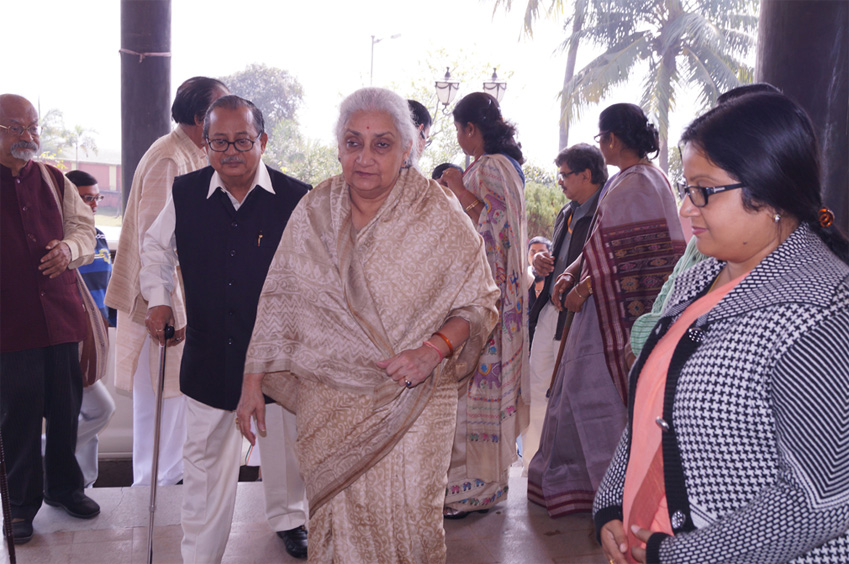 Culture Minister visited the Gandhi Samarak Sangrahalaya, Barraackpore on 1st February, 2014